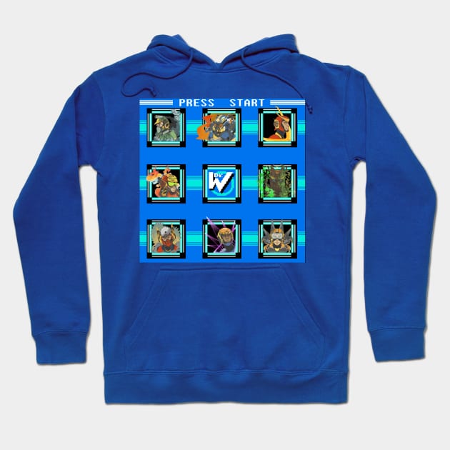 Mega Man II - Stage Select Hoodie by JoyfulConstruct